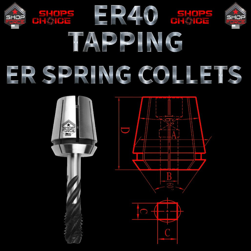 ER40 TAPPING COLLETS