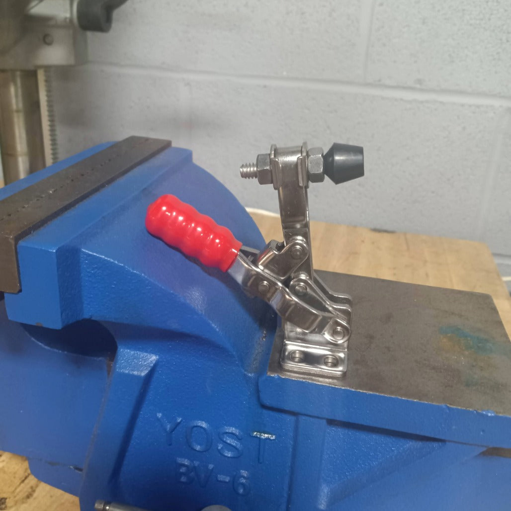 200LB U-BAR FLG BASE VERTICAL CLAMP STAINLESS STEEL - 17000 - Shop-Force