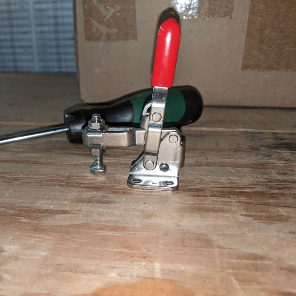 100LB U-BAR FLG BASE VERTICAL CLAMP STAINLESS STEEL- 17040 - Shop-Force