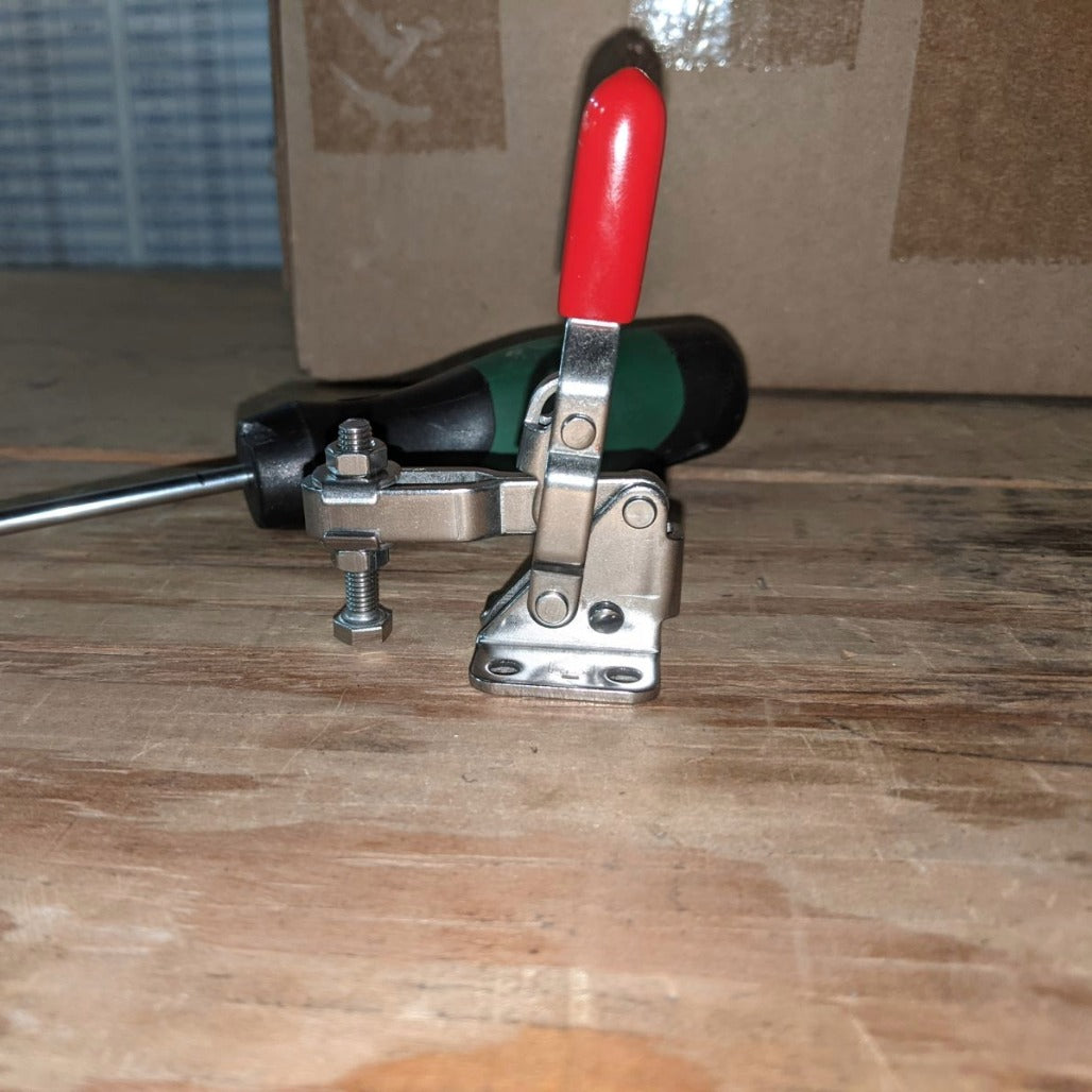 100LB U-BAR FLG BASE VERTICAL CLAMP STAINLESS STEEL- 17040 - Shop-Force