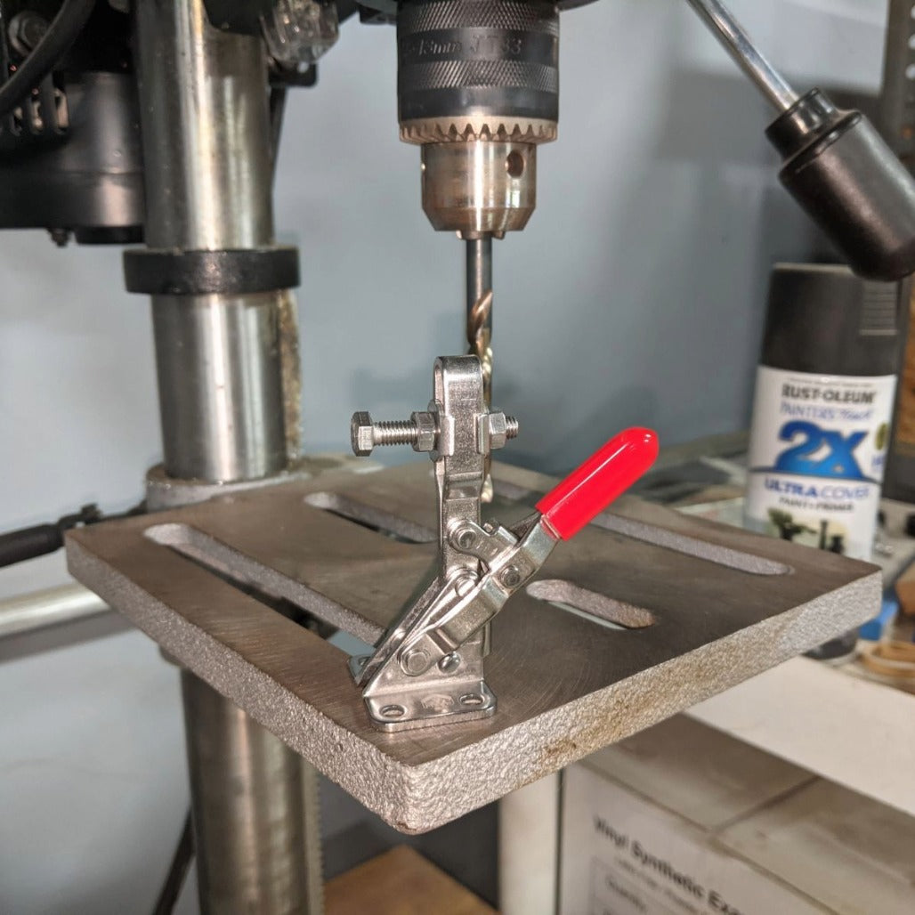 100LB U-BAR FLG BASE VERTICAL CLAMP STAINLESS STEEL- 17040 - Shop-Force