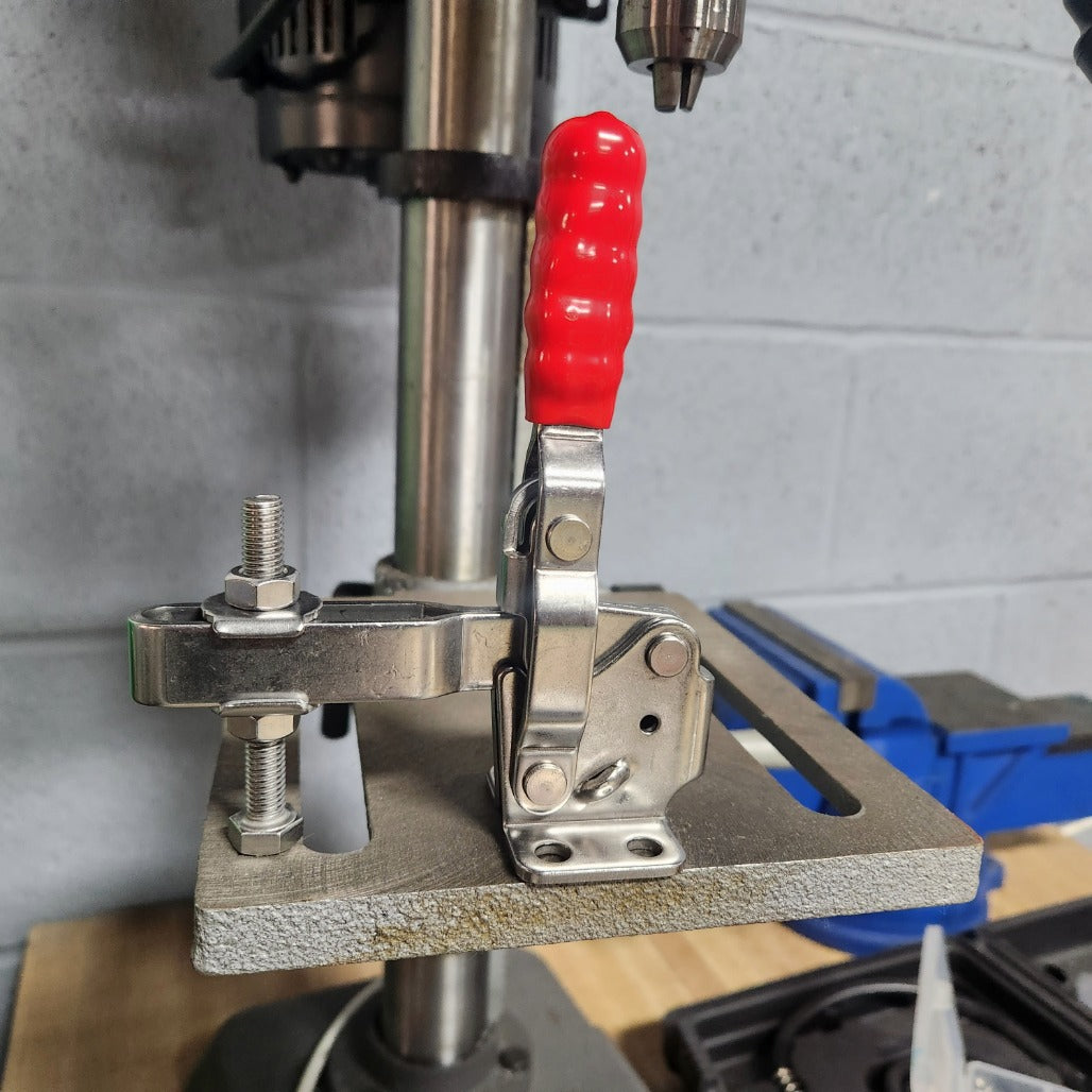 500LB U-BAR FLG BASE VERTICAL CLAMP STAINLESS STEEL - 17060P - Shop-Force