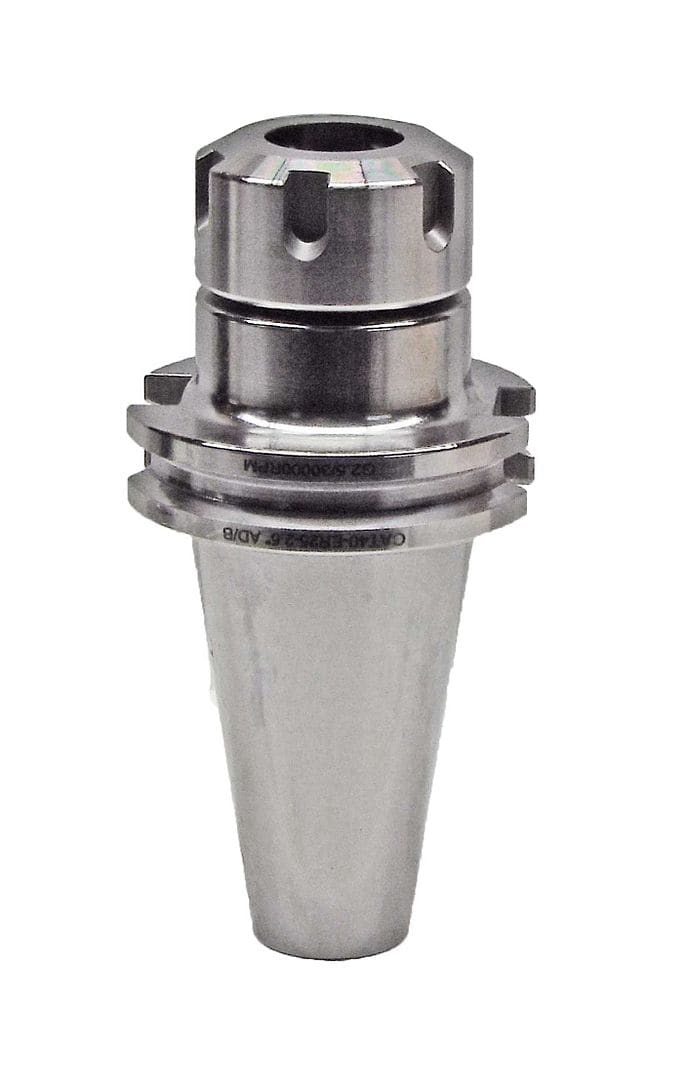 High-precision industrial tool holder with quick-change compatibility for CNC machinery. Durable metal construction for efficient machining operations.