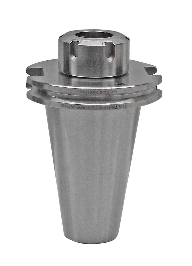 High-precision industrial cutting tool holder for CNC machines and manufacturing; durable steel construction for accurate machining operations.