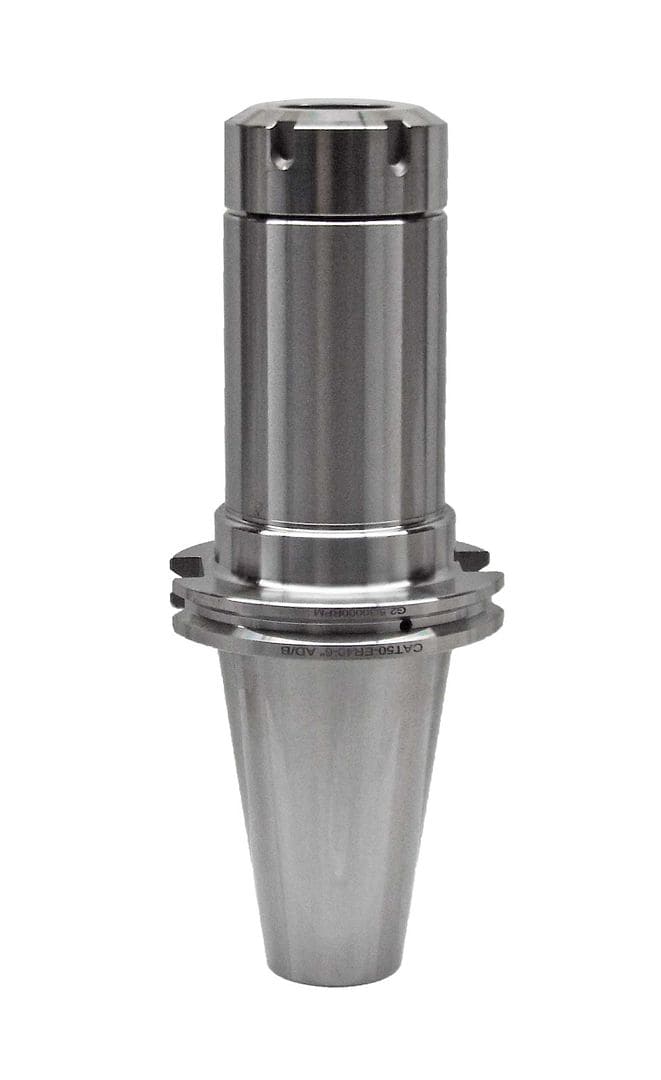 High-precision machine tool holder, industrial tooling component for CNC machining, durable metal material, precision accuracy for manufacturing applications.