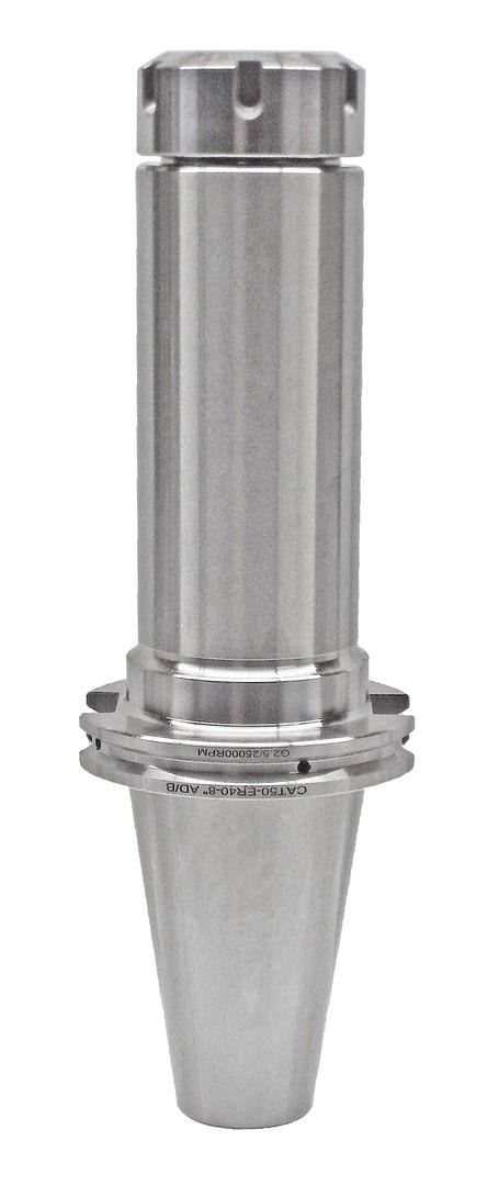 Precision CNC machine tool holder for industrial machining, made of durable high-grade steel, compatible with various cutting tools for CNC machining centers.