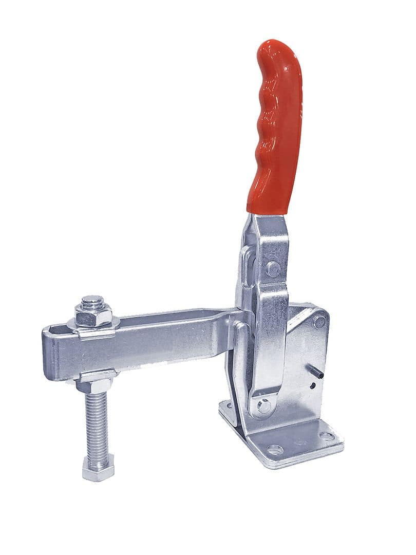 High-quality metal clamp with orange ergonomic handle, used for secure fastening and woodworking projects. Durable construction ensures reliable grip and precision during tasks. Perfect for professional and DIY woodworking.