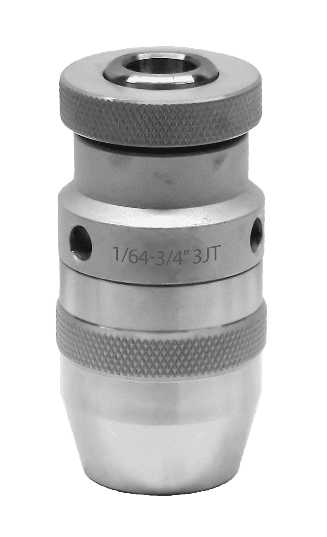 High-quality drill chuck adapter for precise tool fitting - compatible with standard 1/64 to 3/4 inch shank sizes, ideal for industrial and DIY applications.