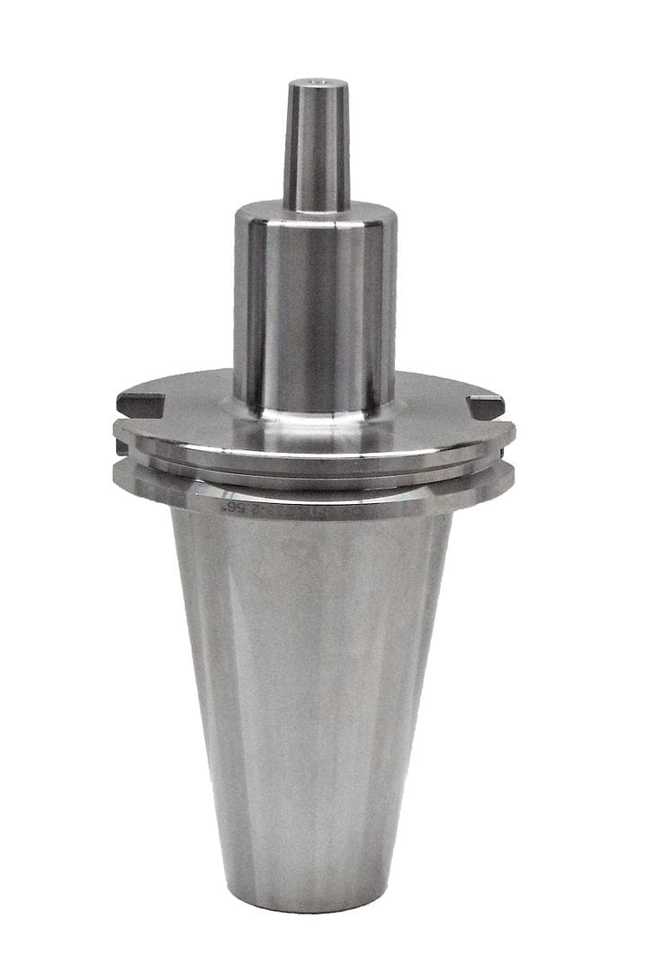 High-precision machine tool spindle with durable metal construction for industrial manufacturing and machining processes.