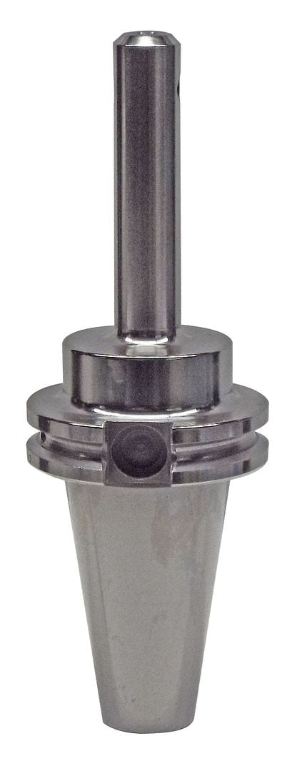 Precision industrial machine tool component with a sleek metallic finish, ideal for manufacturing and metalworking applications.