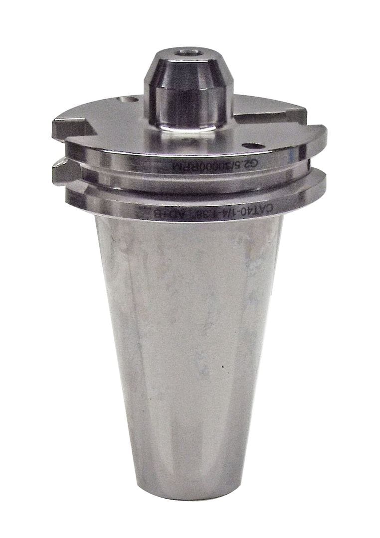 High-precision machine tool spindle adapter for CNC machining and industrial automation processes.