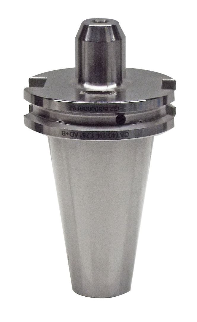 Precision machine tool holder for CNC machining centers, high accuracy, durable steel construction, compatible with various cutting tools. Designed for industrial manufacturing and metalworking applications.