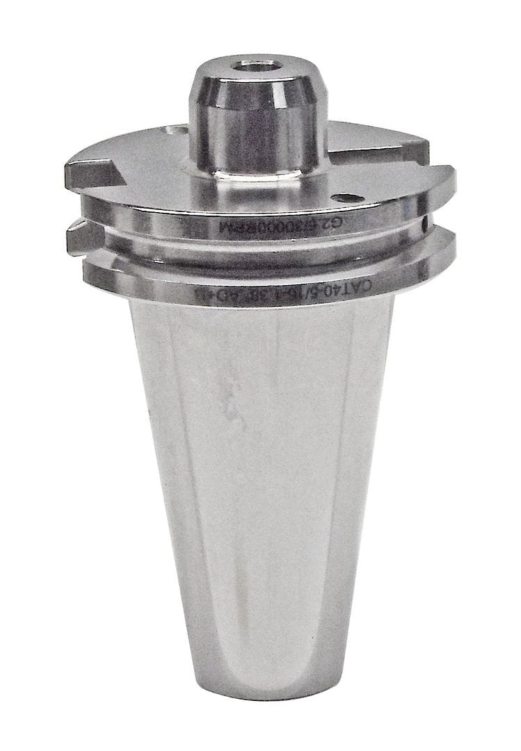 Precision machine tool holder for CNC machining and mill setups, high-quality steel construction for durability and accuracy.