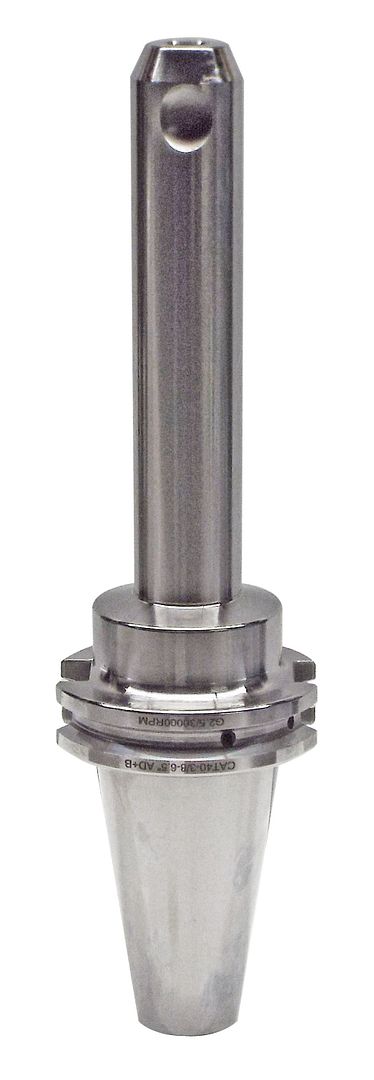 High-precision CNC tool holder for manufacturing and machining applications, made of durable metal alloy for stability and accuracy.