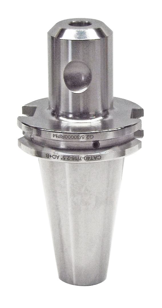 Precision CNC machine tool holder for industrial manufacturing and machining applications.