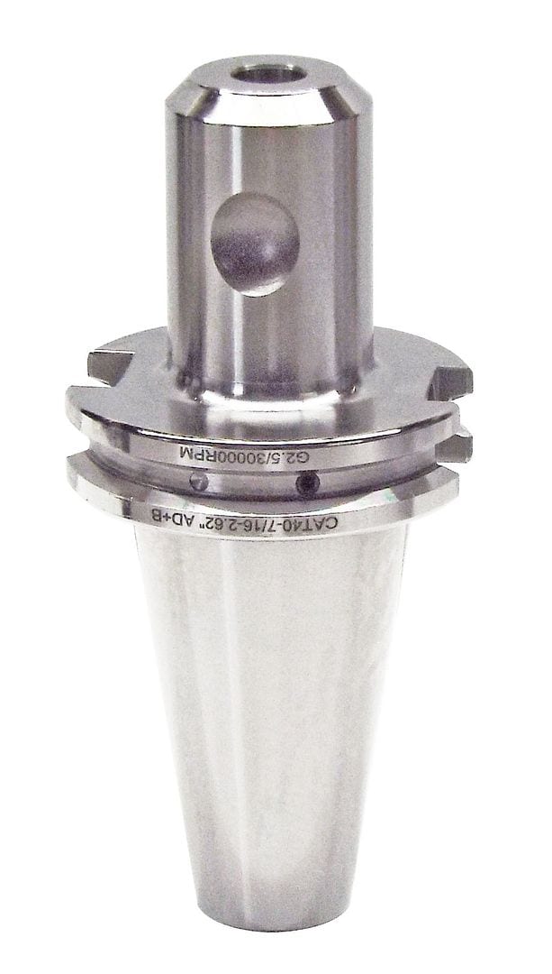 Precision machine tool holder with high-strength steel construction for CNC machining and milling applications.