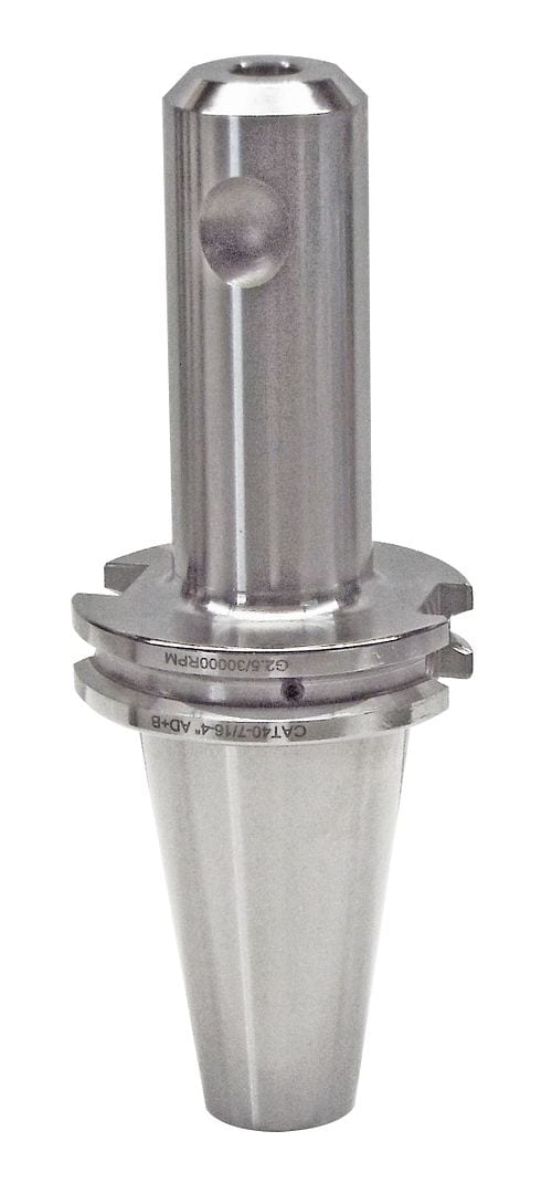 High-precision machine tool holder for CNC milling, made of durable steel with optimized clamping design for accuracy and stability in machining operations.