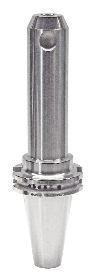 High precision CNC machine tool holder for manufacturing and industrial applications.