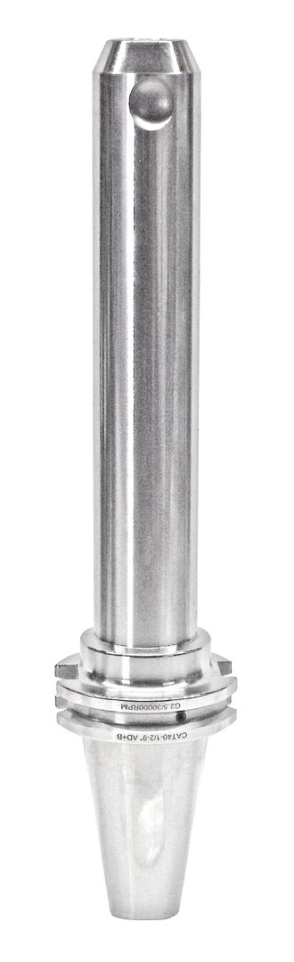High-precision industrial nozzle for spray and coating applications, made of durable stainless steel.