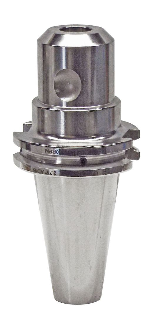 High-precision industrial machine tool holder for CNC machining, durable steel construction, compatible with various cutting tools for manufacturing and machining applications.