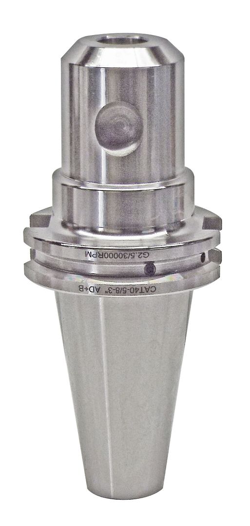 Precision CNC machine tool holder for manufacturing and machining operations.