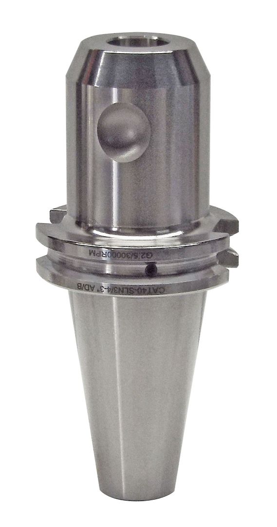 High-precision industrial tool holder for CNC machining, durable aluminum construction.