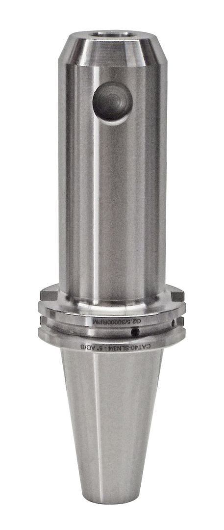 Precision CNC machine tool holder for industrial machining, durable stainless steel construction.