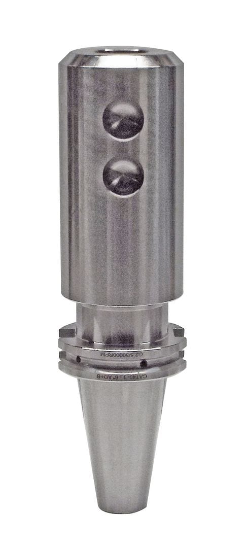 Precision industrial machine component with stainless steel construction, designed for high durability and performance in manufacturing environments.