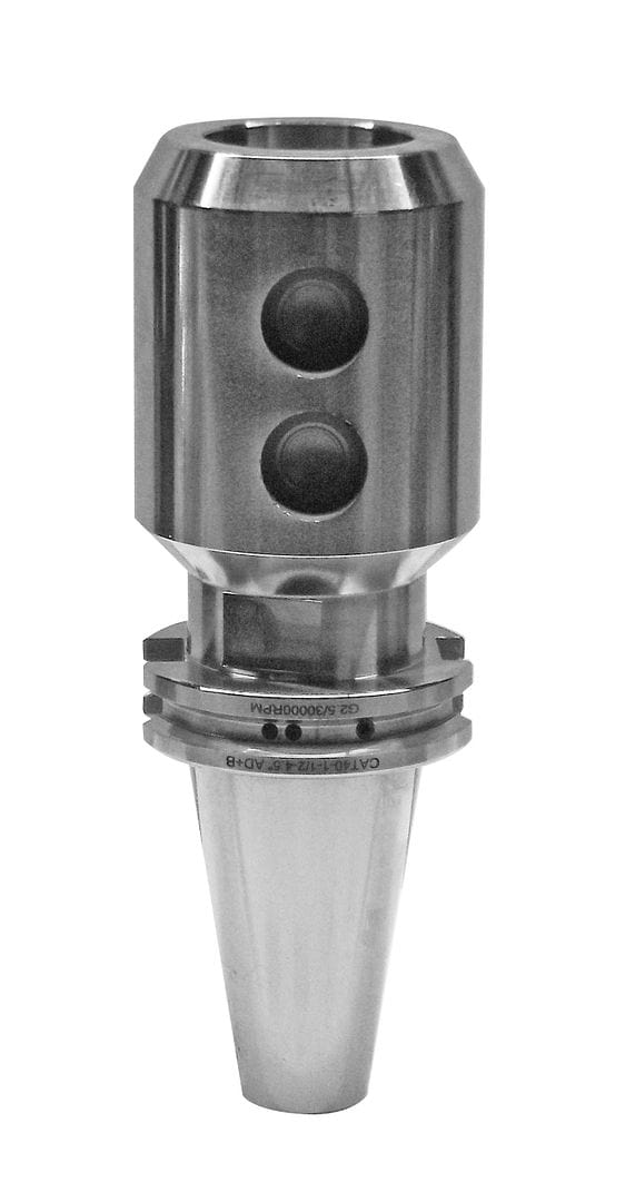 High-precision industrial machine tool component, cylindrical metal parts with sensors for automation and manufacturing. Suitable for precision engineering applications.