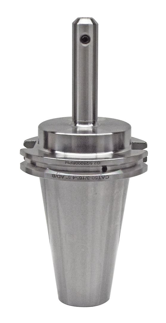 CNC machine tool holder with precision machining for industrial applications.