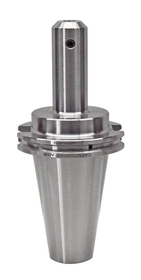High-precision industrial tool holder, durable metal machining component for CNC machines, part of Shop Force's industrial tooling solutions.