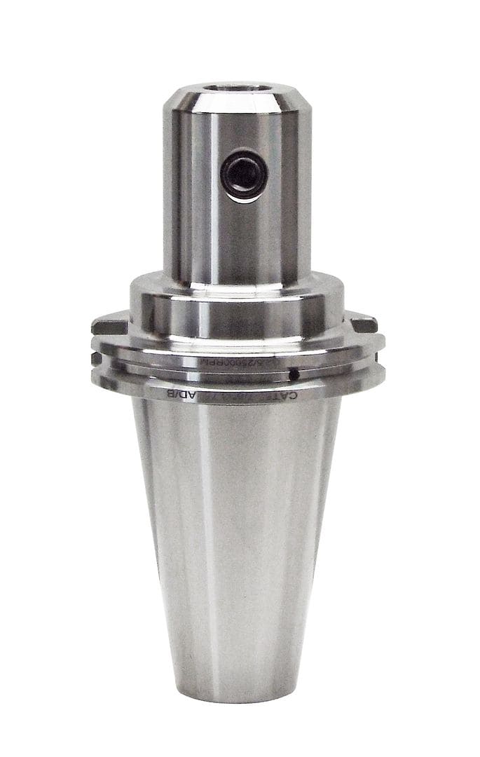 Precision CNC machine tool holder for industrial manufacturing and machining processes. Made of high-quality steel for durability and stability during CNC machining. Ideal for fast setup and secure tool installation.