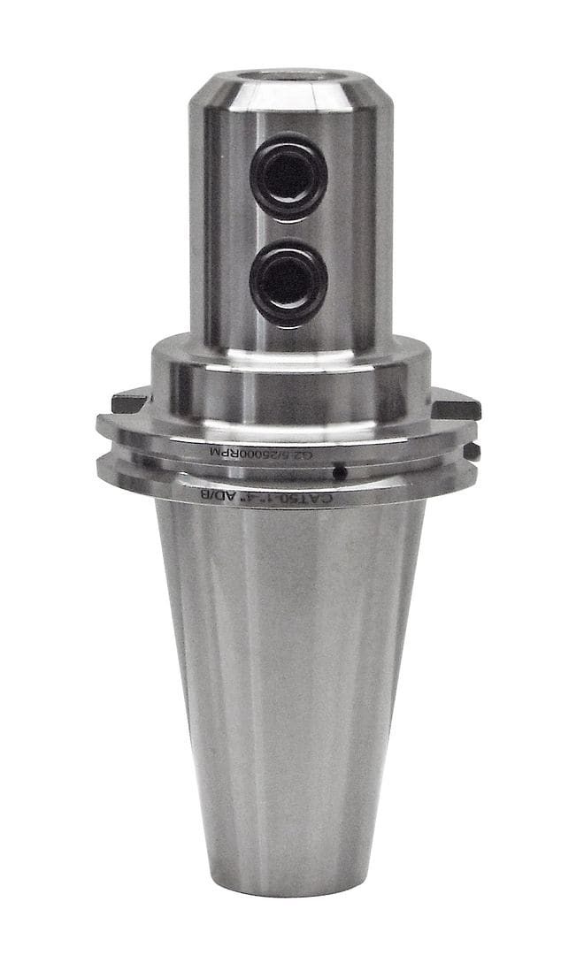 Precision metal tool holder for CNC machines used in manufacturing and machining operations. High-quality, durable, and compatible with various CNC milling machines.