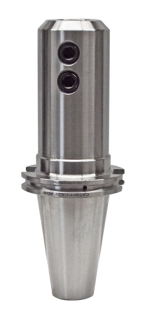 Precision machine tool part in stainless steel for industrial manufacturing.