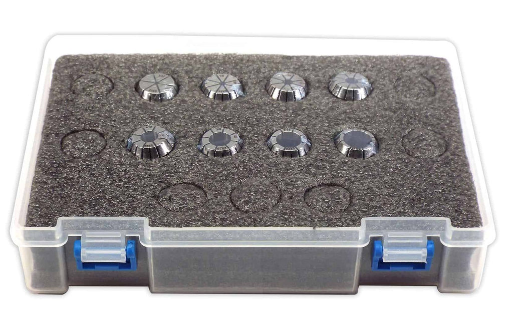 Precision control knobs for electronic devices in a protective plastic case, ideal for tech assembly and repair. High-quality, adjustable metal knobs with a sleek, modern design for optimal performance.