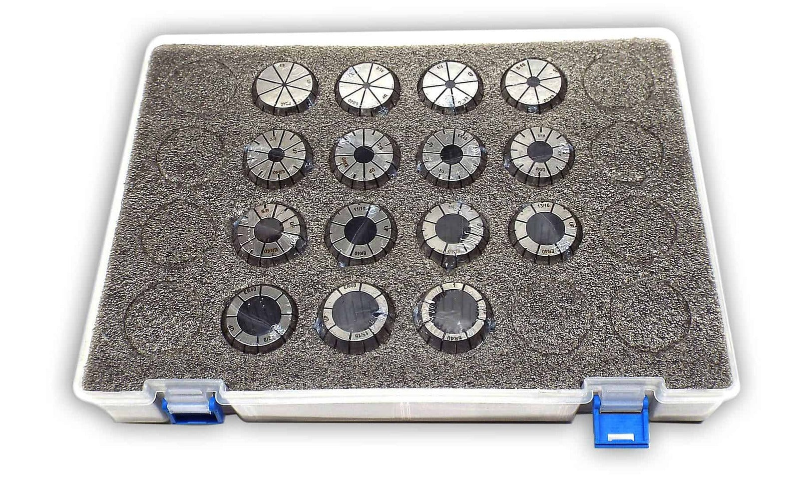 High-quality assortment of precision rotary dials and knobs in a storage case, ideal for electronic and mechanical calibration, repair, and testing applications.