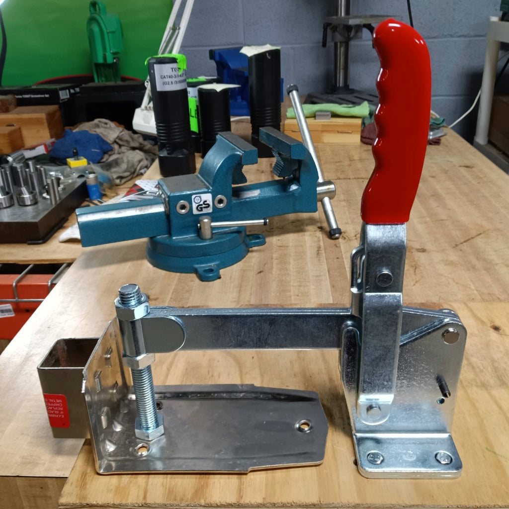 1200LB SOLID BAR FLG BASE VERTICAL CLAMP - 50000 - Shop-Force