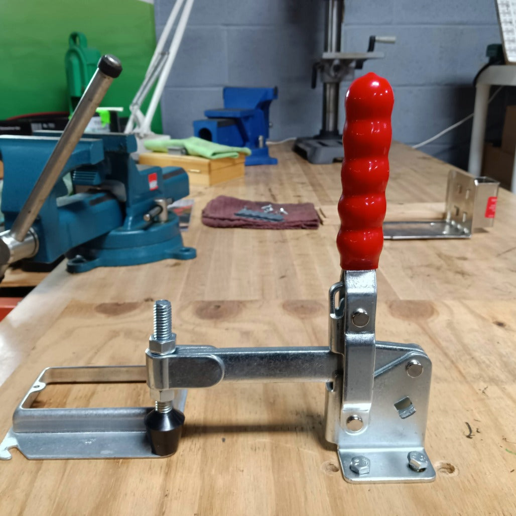 750LB SOLID BAR FLG BASE VERTICAL CLAMP - 50160 - Shop-Force