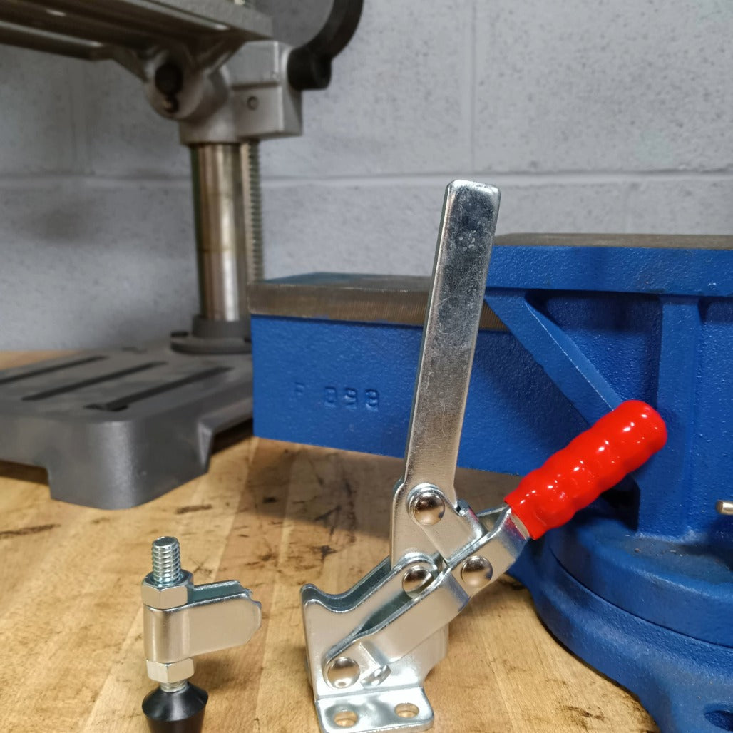 500LB SOLID BAR FLG BASE VERTICAL CLAMP - 50280 - Shop-Force