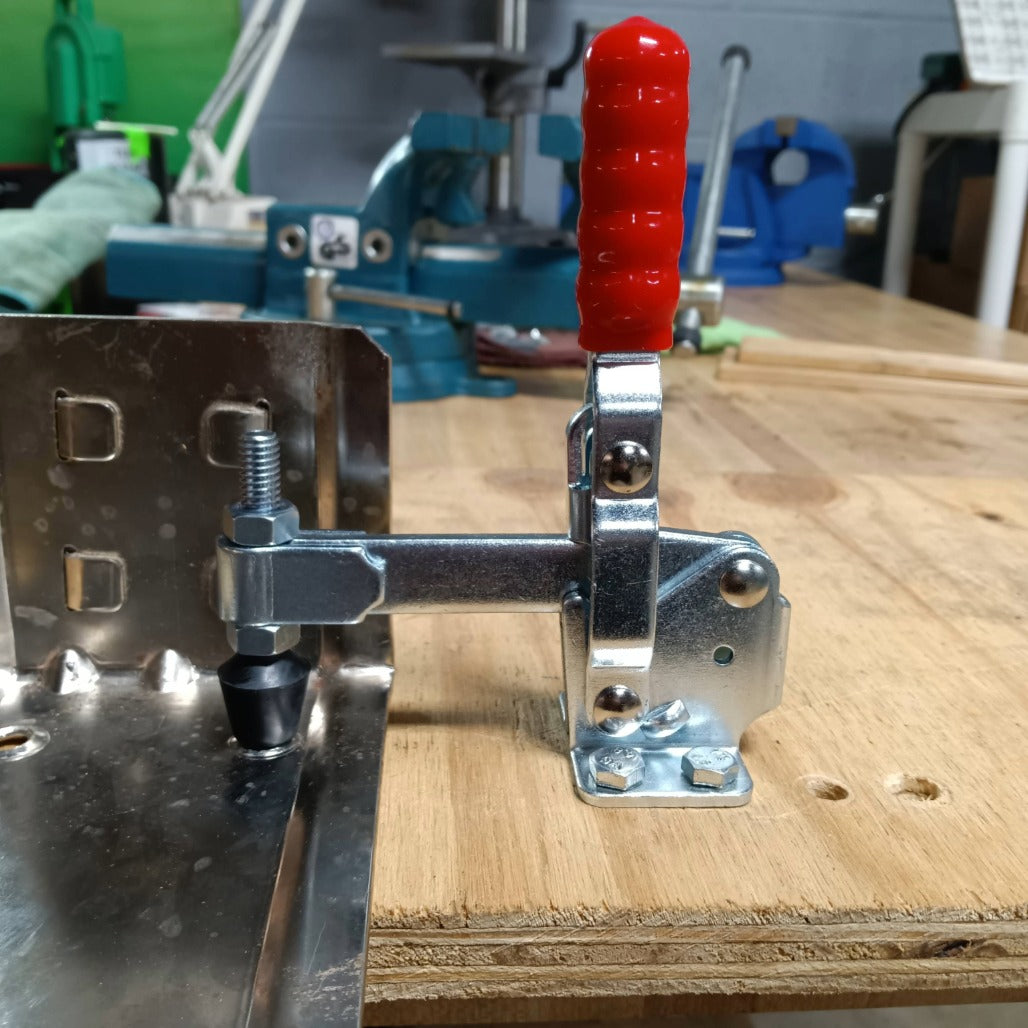 500LB SOLID BAR FLG BASE VERTICAL CLAMP - 50300 - Shop-Force