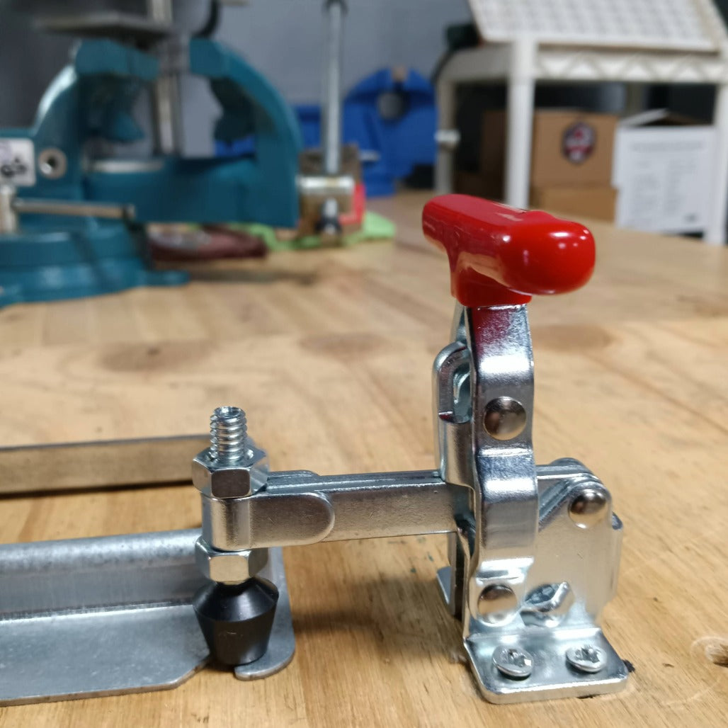 200LB SOLID BAR FLG BASE VERTICAL CLAMP - 50420 - Shop-Force