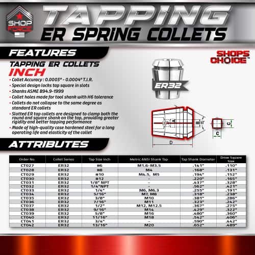 ER32 spring collet for precision tool holding and machining, high accuracy, strong grip, durable design, ideal for CNC machines and industrial applications.