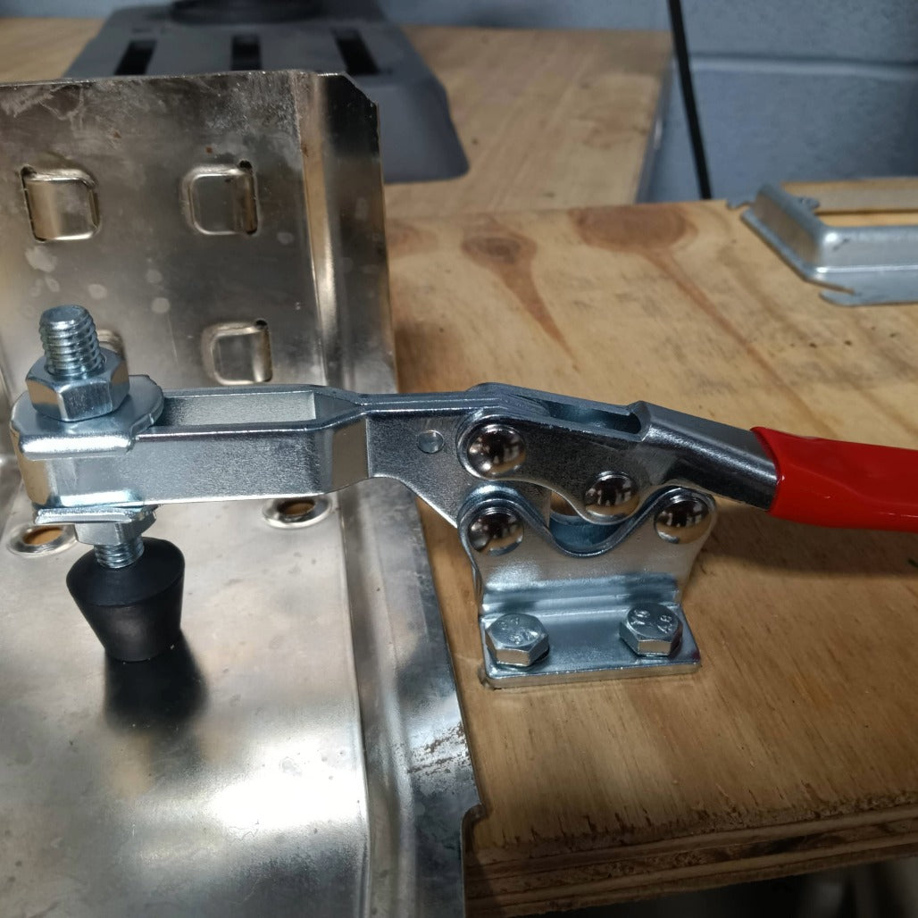 500LB U-BAR STRAIGHT BASE HORIZONTAL CLAMP - 60120 - Shop-Force