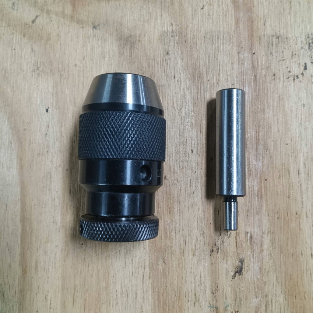 A0031 Straight Shank Drill Chuck Arbor Ground Shank image 5