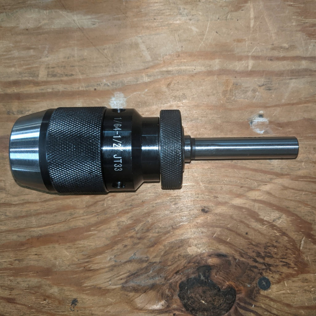 A0034 Straight Shank Drill Chuck Arbor Ground Shank image 4