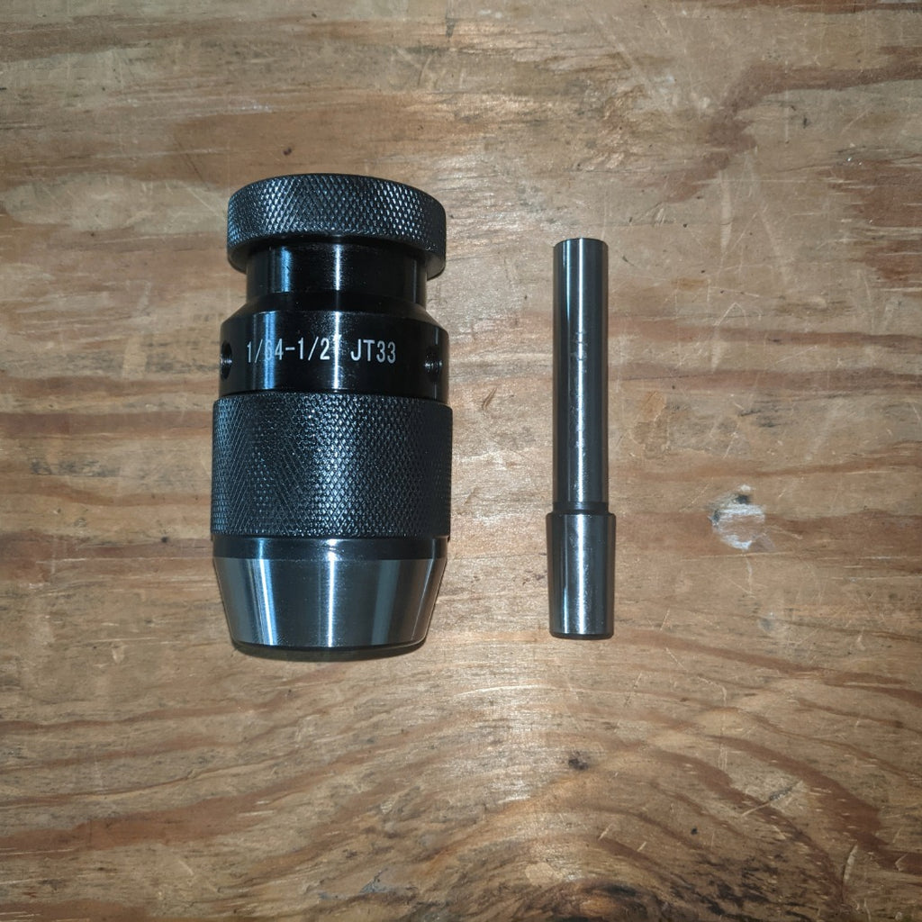 A0034 Straight Shank Drill Chuck Arbor Ground Shank image 5