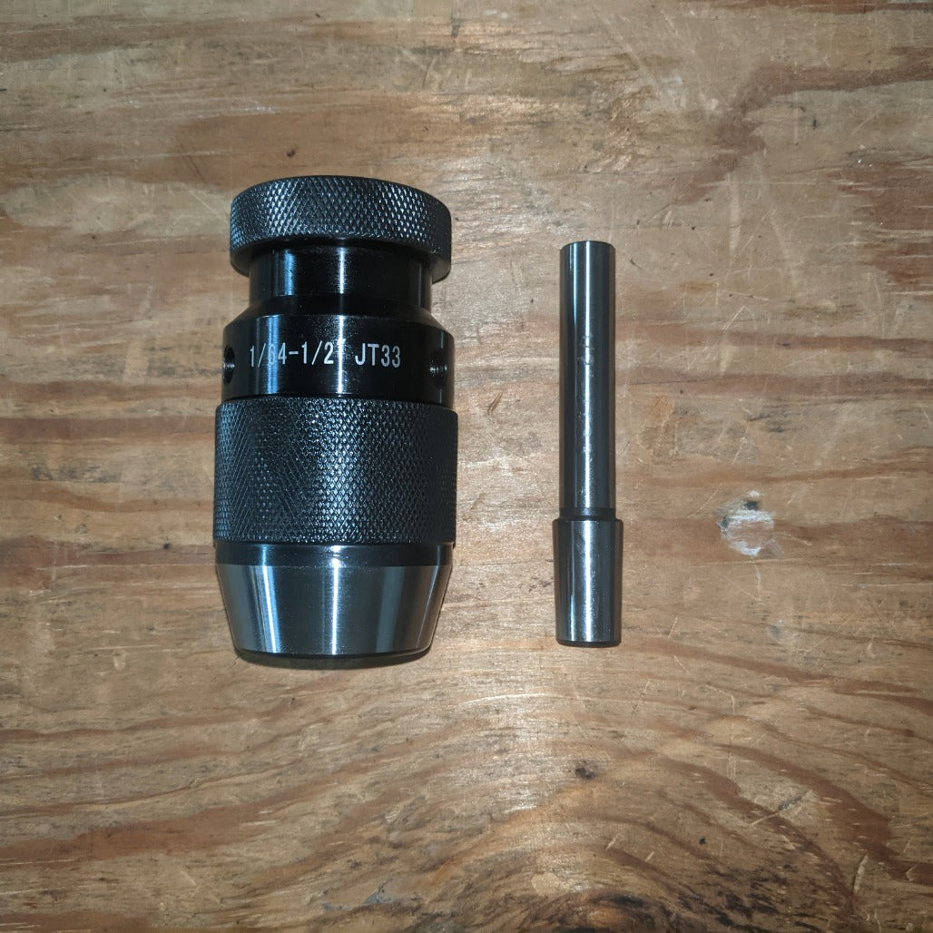 A0034 Straight Shank Drill Chuck Arbor Ground Shank image 5