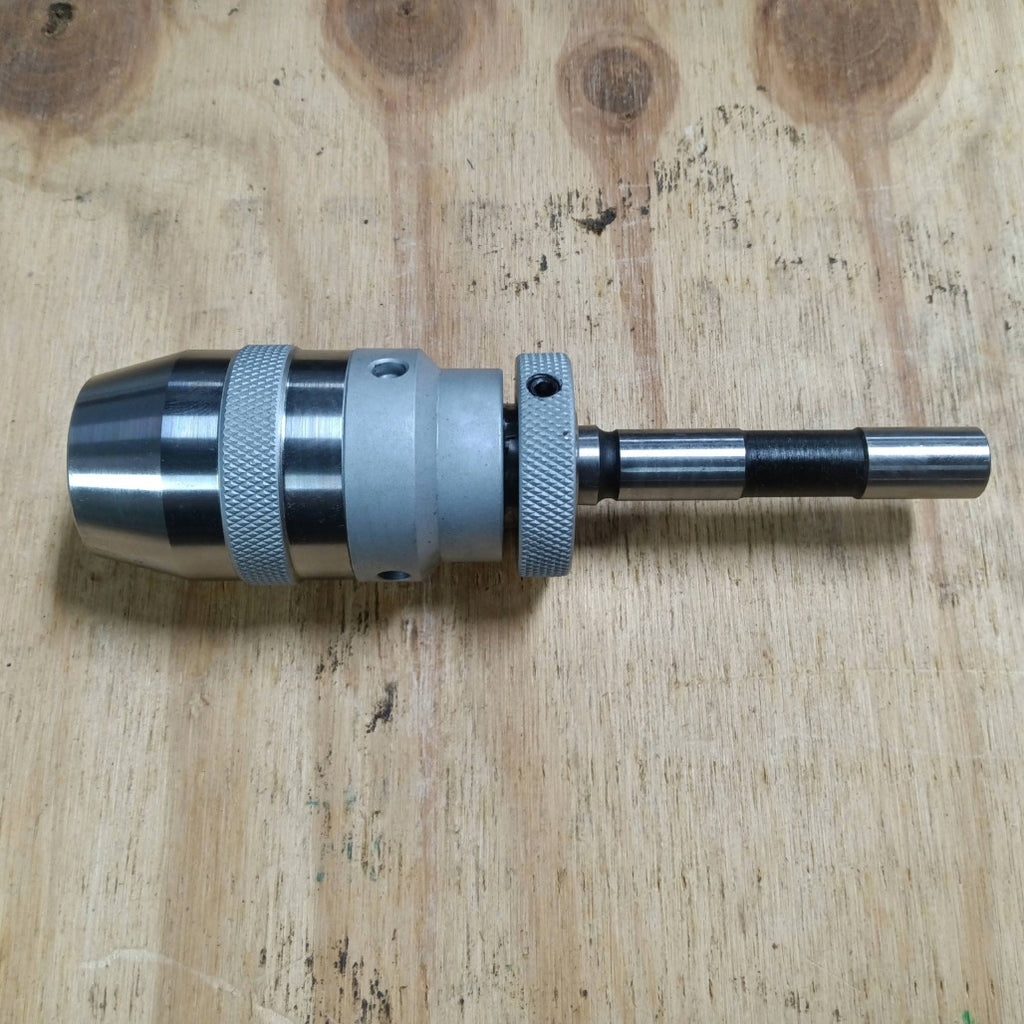 A00P28 Straight Shank Drill Chuck Arbor Partially Ground Shank image 4