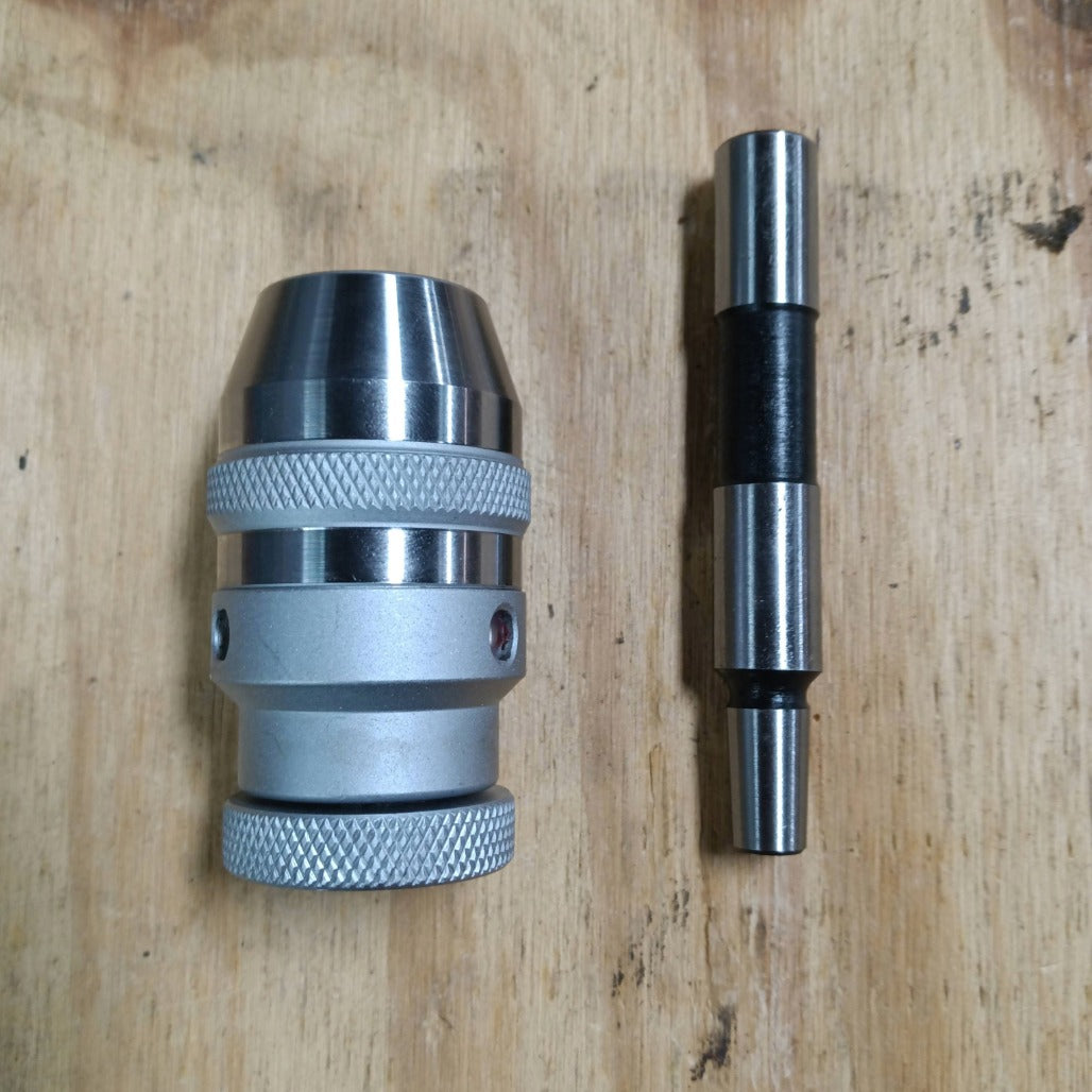 A00P29 Straight Shank Drill Chuck Arbor Partially Ground Shank image 5