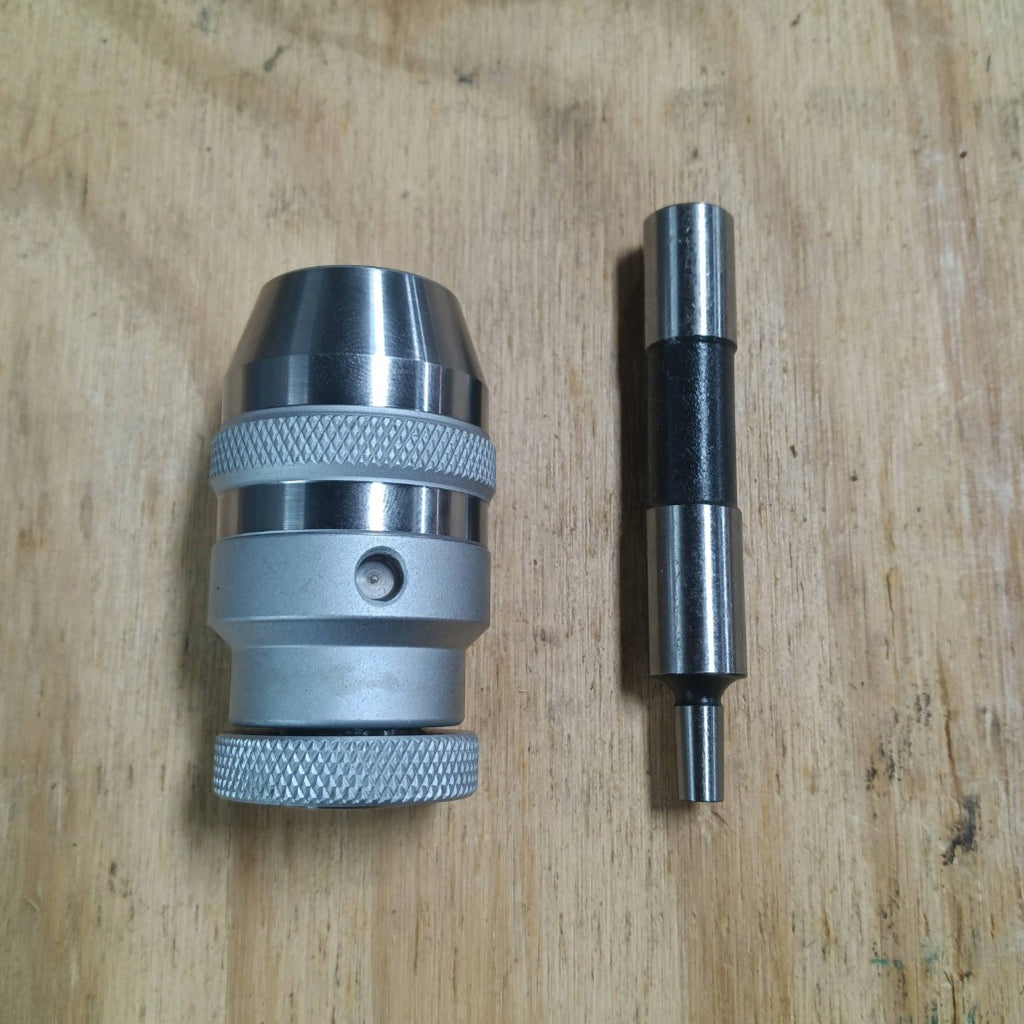 A00P31 Straight Shank Drill Chuck Arbor Partially Ground Shank image 5